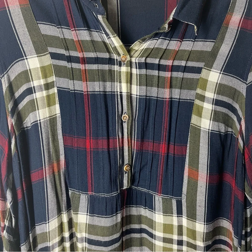 Abercrombie & Fitch Long Sleeve Plaid Dress - Picture 2 of 5